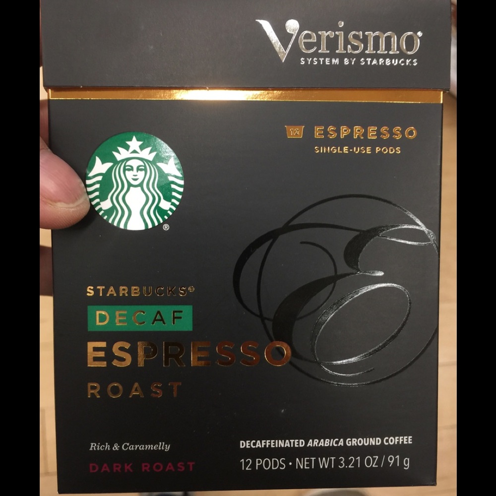 Verismo espresso Starbucks pods